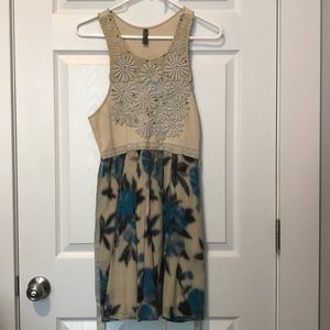 Free People Dreamy Floral Patchwork Dress